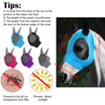 thumbnail image 4 of Máscara de mosca para caballos Red protectora Capucha Caballos con cubierta para las orejas, 4 of 6