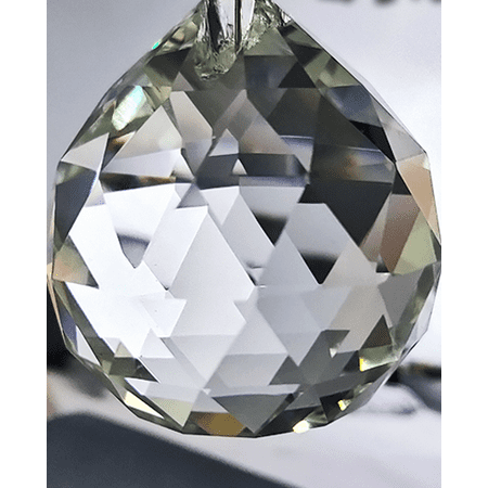 

Toyella 60 MM Crystal Lighting Ball Pendant Set Light Jewelry Multi-faceted Prism Ball Light Sun Catcher Decorative Chandelier Accessory Transparent 5cm
