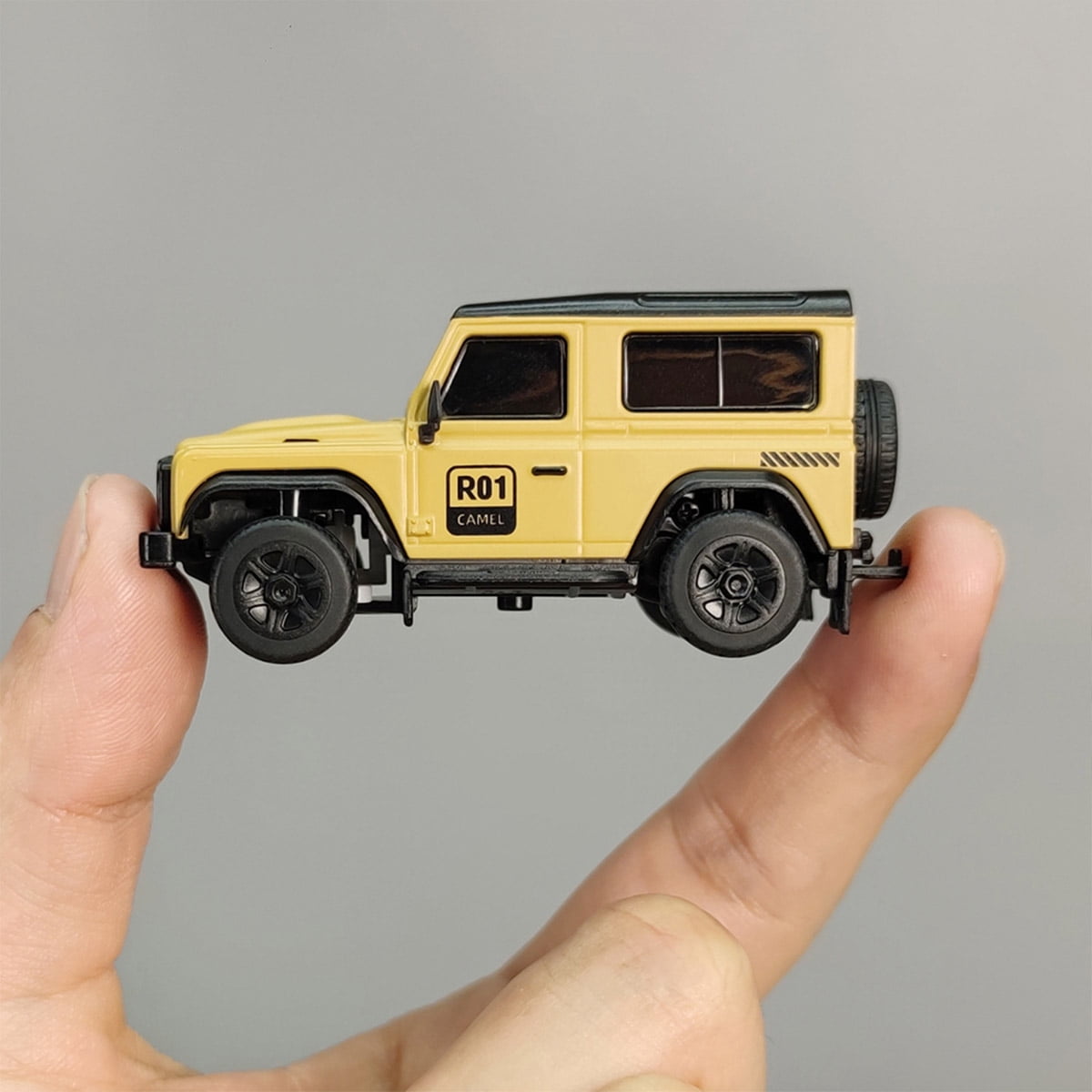 1/64 Scale Mini RC Crawler Truck, 2.4G Electric Climbing Car with LED Lights, RTR Hobby Grade Remote Control Vehicle for Adults and Enthusiasts