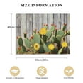 thumbnail image 2 of JEUXUS  Vintage Succulent Cactus Painting Decor Wall Art Tropical Green Plant Pictures on Canvas for Rural Bathroom Decoration, 2 of 5