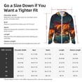 thumbnail image 5 of Vsdgher Colorful Starry Sky Sleep Dog Print Adult Hoodie Shirts Rash Guard for Men Women,Long Sleeve Sun Protection Fishing Shirts for Athletic Running Swim-Medium, 5 of 7