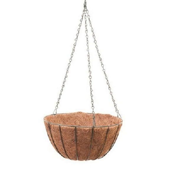 Panacea 88503GT 14" Green Round Growers Hanging Basket Pot / Planter - Quantity of 24