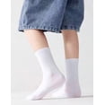 thumbnail image 4 of 5 Pairs/10 Pairs/20 Pairs Men's/Women's Casual Socks,Home Socks, Couple Socks. Available In Black And White.Ribbed Knit, Comfortable Fit, Suitable For All Seasons.Tubesocks Great To Match Shorts,, 4 of 6