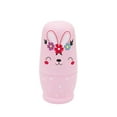 thumbnail image 2 of Russian Nesting Dolls Easter Five Layer Robbit Set Crafts Children's Day Easter Gift Gift Toys, 2 of 6