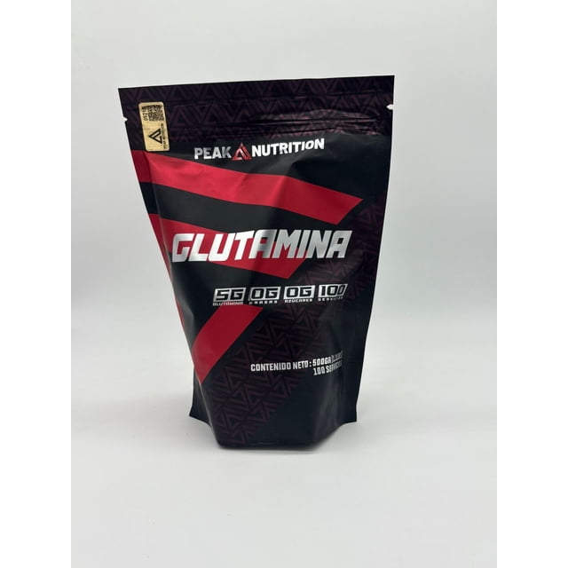 Glutamina en Polvo 500g | Suplemento para Recuperación Muscular Peak Nutrition | 100 Porciones