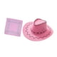 thumbnail image 2 of Bandana Sombrero de vaquero Gorra de protección solar Accesorios para fotos Sombreros Sombreros de para mujeres Hombres Rosa claro Yuyangstore Sombrero de vaquero con pañuelo, 2 of 8