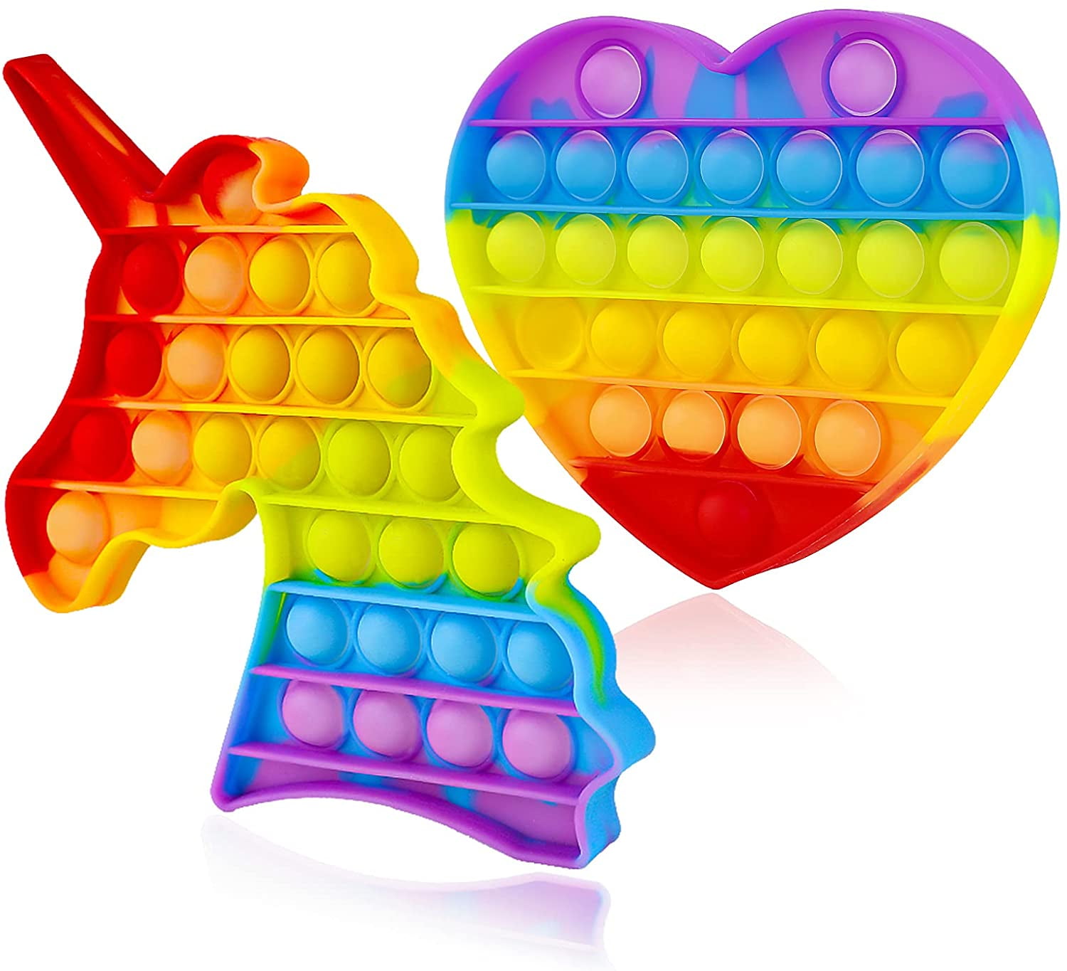 2 Packs Pop Bubble Push Fidget , Popits It Fidget S Its Fidgets Anxiety