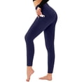 thumbnail image 2 of XuJwPNcy Leggings for Women High Waisted Butt Lifting Trousers Soft Yoga Pants Athletic Workout Running Clothes Activewear(Navy,X-Large), 2 of 7