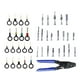 thumbnail image 3 of Kit de terminales de cables eléctricos para automóvil de 340 piezas, arnés de cables de alto rendimiento. 340 piezas con alicates, 3 of 9