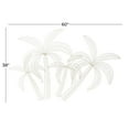 thumbnail image 3 of DecMode 2"W, 38"H Metal Glam Wall Decor, Gold, 1-Piece, 3 of 7