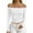White, variant on EDFBUYKRS Womens T Shirts Long Sleeve Tops V Neck Basic Tee Shirt Ribbed Blouse Tunics for Womens Xs