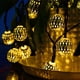 thumbnail image 5 of Globe String Lights Plug-in Metal Ball Fairy Lights, conectable con Tail Plug, decoraciones novedosas para Navidad, Halloween, fiesta, boda, dormitorio (blanco cálido-10 LED) brillar Electrónica, 5 of 6