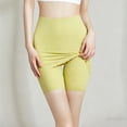 thumbnail image 2 of SIYUDAN Women's Summer Thin Mid Rise Shorts Double Layer Seamless Bottom Shaping M, 2 of 6