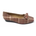 thumbnail image 5 of Victoria K Women's Bow Plaid Wedge Shoes, 5 of 6