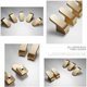 thumbnail image 4 of Juego de 2 ganchos para toallas individuales para baño, cocina, bata, abrigo, sombrero, montado en la pared con tornillos, dorado, 4 of 5