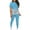 Sky Blue, variant on 2 Piece Outfits for Women,Pants for Women, Casual 2 Piece Outfits Short Sleeve Tops Skinny Round Neck Pants Sets Tracksuits,Short Sets Women 2 Piece Outfits