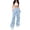 Light Blue, variant on Loose Pants for Women Elastic High Waist Wide Leg Athletic Pants Y2K Streetwear Causal Sweatpants, S
