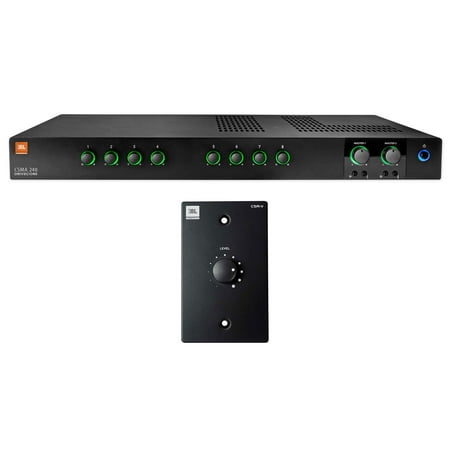 JBL CSMA240 Commercial/Restaurant 2 x 40w Amplifier+Black Wall Volume Controller