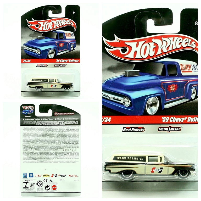 Hot Wheels Delivery: Slick Rides CREAM/BLACK '59 Chevy Delivery 28