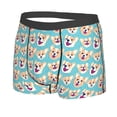 thumbnail image 2 of Balery Cute Corgi Head Men's Boxer Briefs, Soft and Breathable Cotton Underwear with nylon Waistband-X-Large, 2 of 9