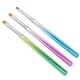 thumbnail image 5 of 3 uds. Pincel de pintura facial y corporal, pincel portátil de viaje para dibujo artístico de uñas, suministros para manualidades, 5 of 5
