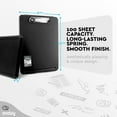 thumbnail image 2 of Enday Clipboard with Storage Case Heavy Duty Clipboards School Supplies Black, 2 of 7