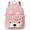 czb# Pink213, variant on Cartoon Corduroy Toddler Backpack Lightweight Kids Rucksack With Padded Adjustable Straps Front Zipper Pocket Soft Preschool Book Bag For Little Girls