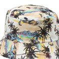 thumbnail image 4 of dianhelloya Bucket Hats Summer Fisherman Hat Floral Print Deep Double-sided Vintage Unisex Sunscreen Portable Rich Colors Summer Sun Hat Headwear, 4 of 5