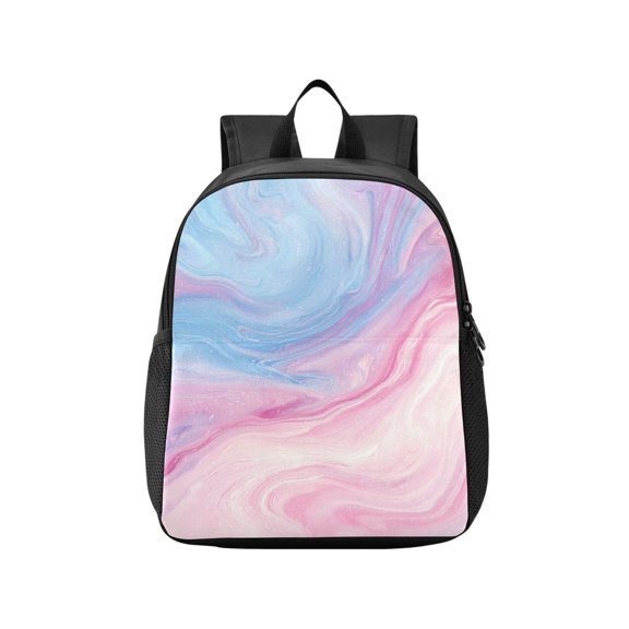 Toddler Backpack Dreamy Swirl Galaxy Print Waterproof Lightweight Backpack Casual Mini Daypack for Daycare & Travel