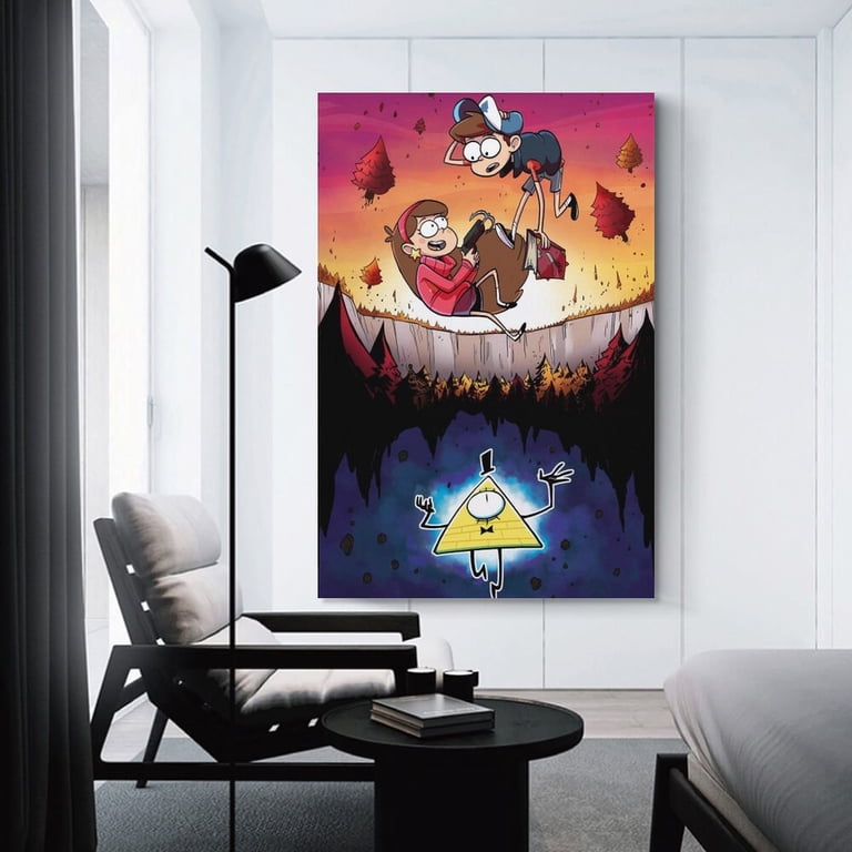 Gravity Falls Wall Hanging Painting Wall Art Canvas Paintings