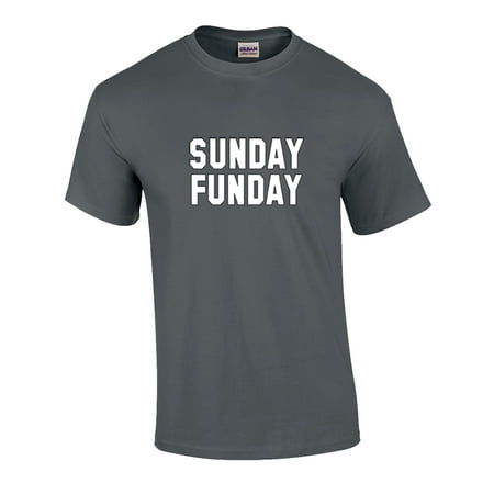 Adult Unisex Short - Funny Sunday Funday Adult Unisex Short Sleeve T-shirt