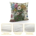 thumbnail image 4 of Wildflower Throw Pillow Covers Inch Set of Flowers Leaves Spring Summer Seasonal Decor Cushion Cover for Bedroom Sofa Living Room Couch Bench Outdoor, 4 of 5