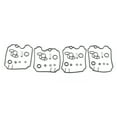 thumbnail image 2 of NS 4 Set Motorbike Accessories Carburetor Rebuild Fixing Kit Carburetor Repair Kit for Yamaha XJ600N XJ600S 1992-1995, 2 of 5