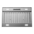 thumbnail image 2 of Zephyr AK9340BS 42 Monsoon II Range Hood Insert with 1200 CFM ACT Technology LumiLight LED Lighting and Auto Delay-Off in Stainless Steel, 2 of 3