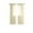 Beige, variant on PALIFEUR Sheer Curtains, Linen Curtains for Living Room Bedroom, Transparent Window Curtains, 98" x 39" Solid Color Curtain
