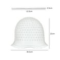 thumbnail image 1 of Hair Coloring Highlighting Cap, Silicone Highlight Cap Pull Through Caps Hair Coloring Frosting Cap with Hook, Hair Highlighting, 1 of 5