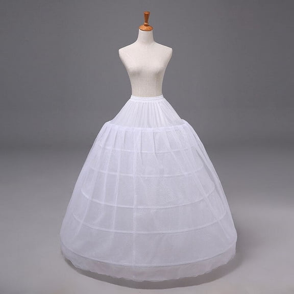 Six Steel Two-Layer Hard Mesh Wedding Dress Formal Dress Bustle Large Canopy Wedding Dress Lining