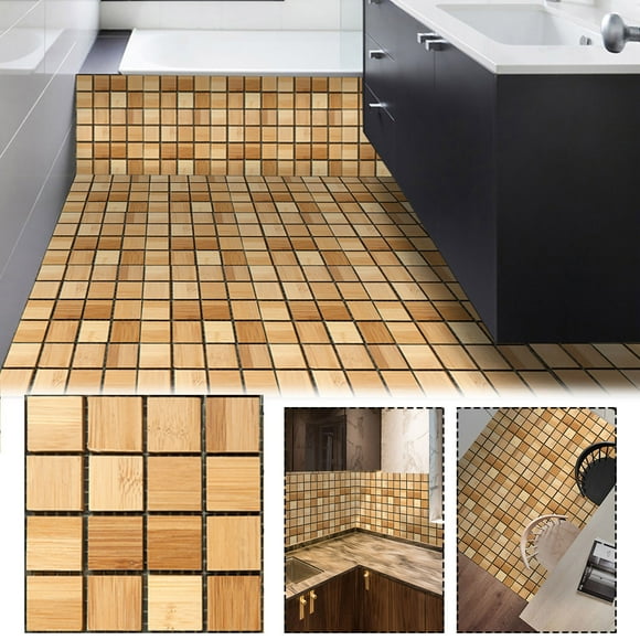Boovnll Room Decor, Tile Decoration Diy Wall and Floor Stickers 10Pc, Home Decor, Bedroom Decor, Living Room Decor