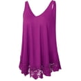 thumbnail image 2 of HSHDLDF Plus Size Swing Lace Flowy Tank Top for Women, 2 of 3