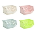 thumbnail image 1 of Stackable Storage Bins Plastic Baskets Rack Stacking Stand Organizer for Vegetable Fruit Food Kitchen Bathroom, 1 of 7