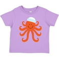 thumbnail image 3 of Inktastic Orange Octopus Cute Sea Creature Nautical Boys or Girls Toddler T-Shirt, 3 of 5