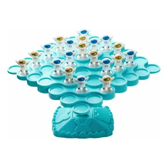CASAFUN Puzzle Balance Tree Game, Enhance Coordination Interactive Intelligent Balance Tree Game Logical Reasoning for Daily (Blue Spaceman)