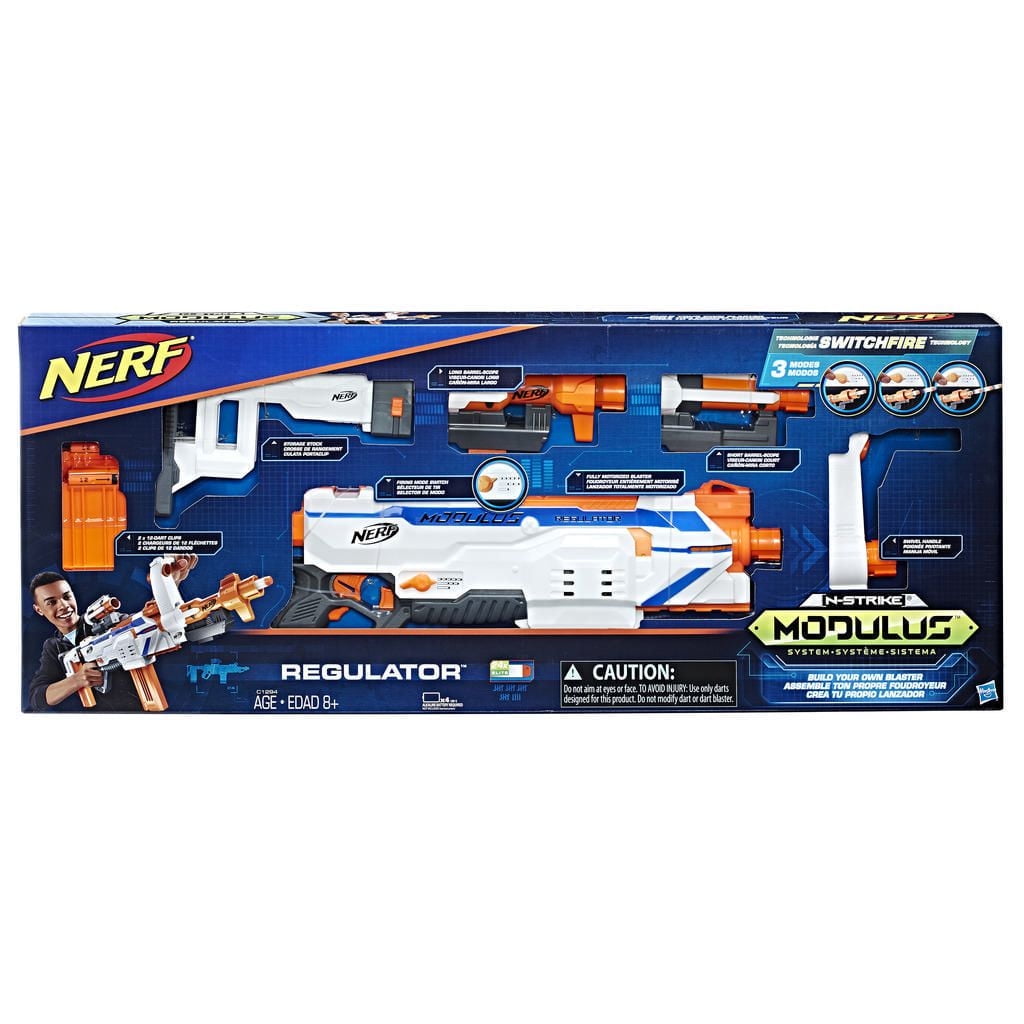 NERF MODULUS＋NERF MODULUS REGULATOR＋弾31本 NERF Modulus Regulator (All Attachments) EXTRA Ammo EXTRA