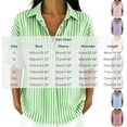 thumbnail image 4 of Stamzod Striped Tops for Women Trendy Fashion V-Neck Short Sleeve T-Shirts Plus Size Dressy Casual Blouses Yellow C XXL, 4 of 7