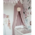thumbnail image 5 of Bed Canopy with Frills Reading Nook Game Tent for Kids Boho Hanging Net Play Room Decor(Dusty Rose), 5 of 14
