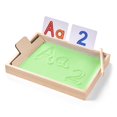 thumbnail image 1 of Bandeja de escritura en arena MORITECK Montessori con tarjetas matemáticas con palabras, 1 of 2