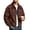 Deep Red, variant on Men's Christmas Zip Up Jacket Long Sleeve Xmas Funny Print Jacket Funny Relaxed Fit Full Zip Sweater Jacket for Christmas Gifts Coats