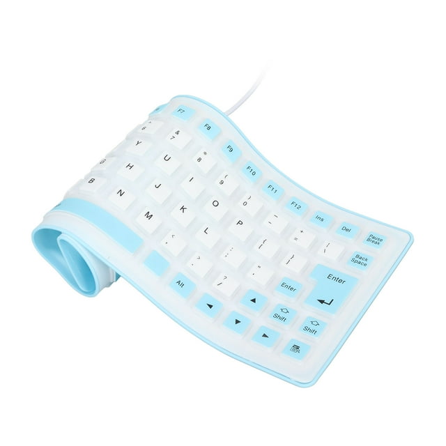 Childs Silicone Keyboard Silicone Keyboard Silicone Silicone Keyboard Fully Sealed Design Lightweight Portable Silent Soft Comfortable Usb Wired Silicone Keyboard For Pc