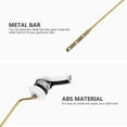 thumbnail image 4 of 3pcs Toilet Flush Handle Replacement Toilet Handle Side Mount Toilet Flush Lever, 4 of 6