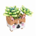 thumbnail image 1 of Orchid Pot Plant Building Blocks Set Bonsai Flower Bouquet MOC Vase Model For Adults, 1 of 10